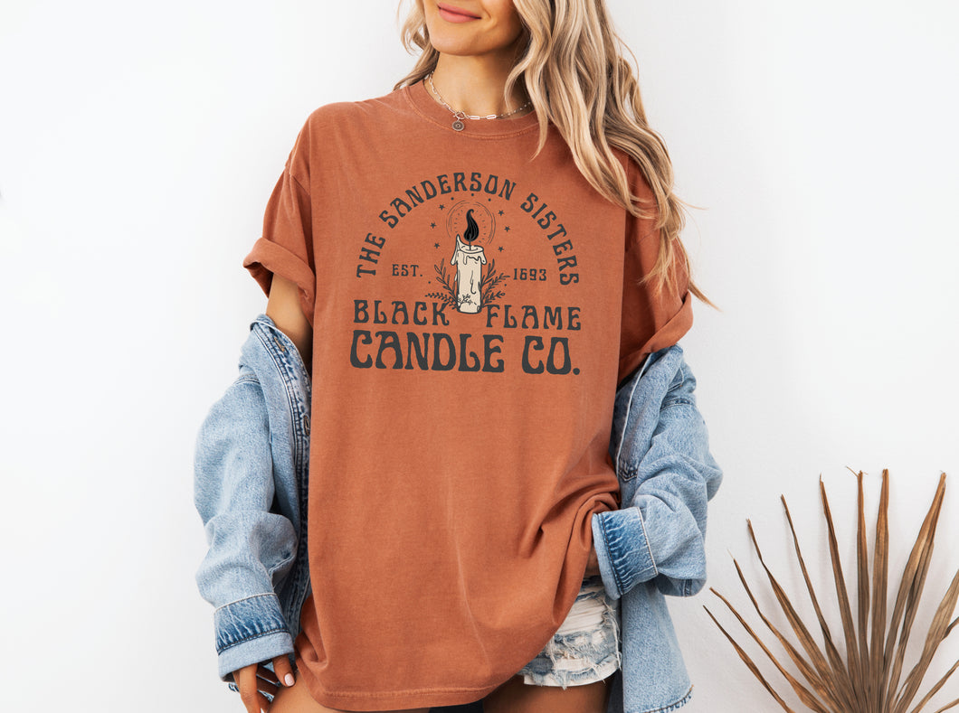 Black Flame Candle Co Tee