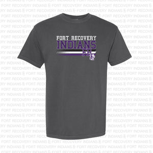 Fort Recovery Indians Adult Vintage Wash Tee - #5