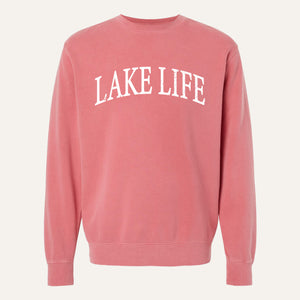 Lake Life Beach Crewneck Sweatshirt