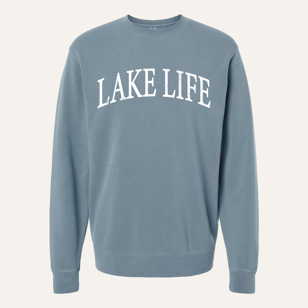 Lake Life Beach Crewneck Sweatshirt