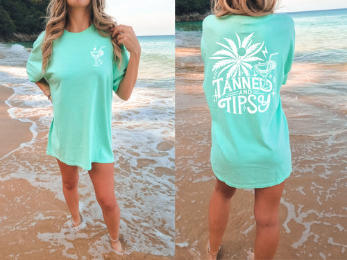 Tanned & Tipsy Tee